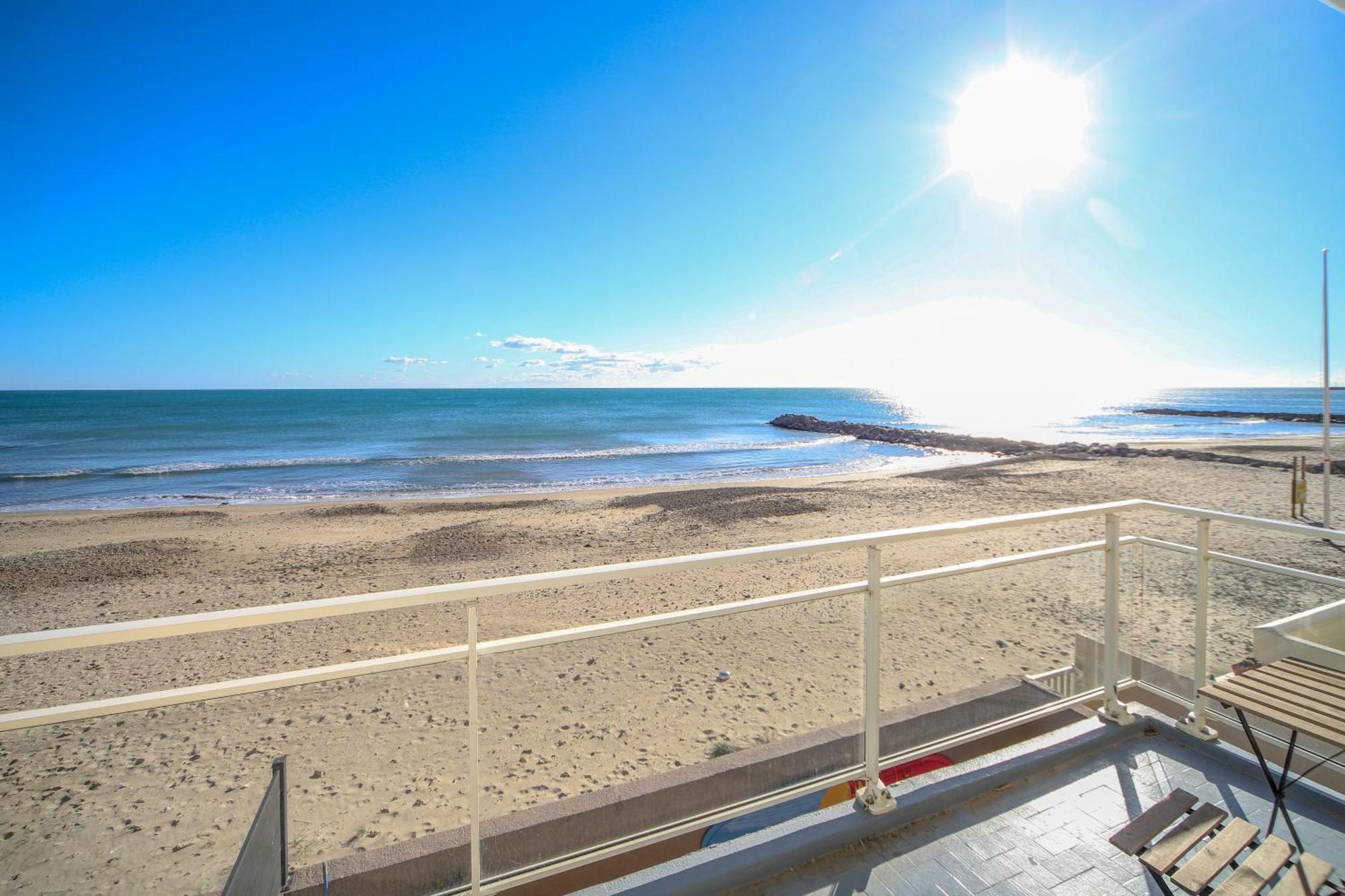 T3 Somptuosa 1 Ere Ligne Vue Mer Palavas ภายนอก รูปภาพ